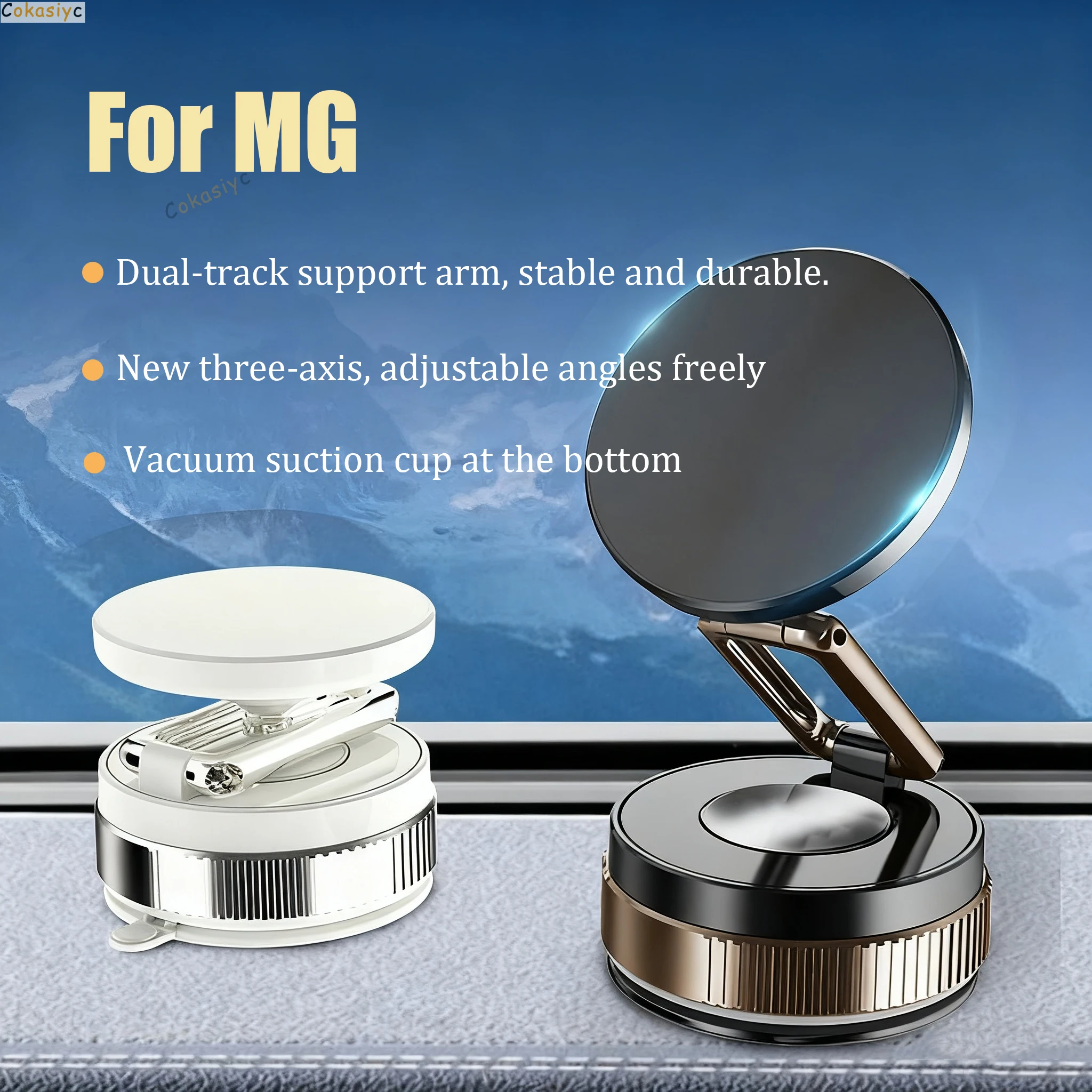 

Car Vacuum Magnetic Phone Holder Portable Foldable Rotatable Suction Cup Stand For MG 3 5 6 ONE ZS EZS HS MG3 MG5 MG6 MG7 ZS GS