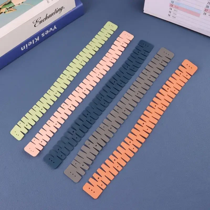 Hemming Ruler Heat Resistant Hemmer Rulers Flexible Silicone Curve Scale Hemming Tool for Padding Sewing Cloth Fabric Pants