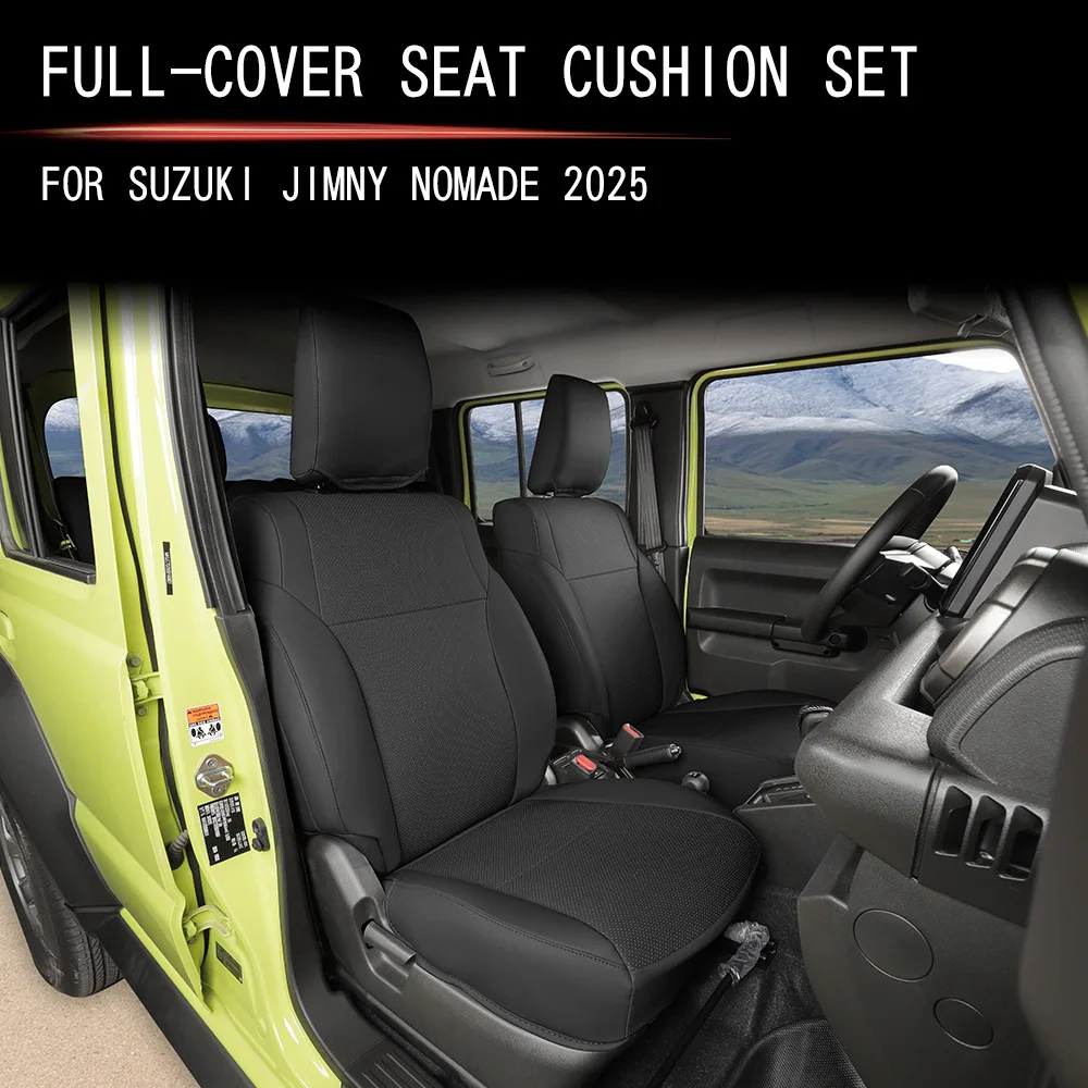 Seat Covers For Suzuki Jimny Nomade 2025 Car Seat Cushion All-inclusive Leather Seats Protective Pads Car Interior Accessories