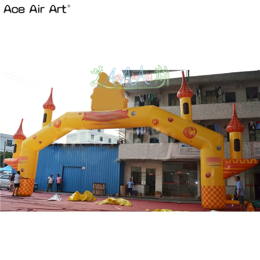 

Wonderful Inflatable Castle Arch for Children's Show, Commercial Event, Made by Ace Air Art