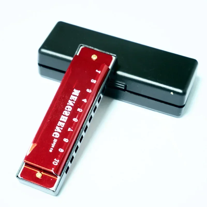 Harmonica 10 Holes Harp 20 C Tone Diatonic Harp Key C Blues Jazz Band Mouth Organ Harp Early Education Baby Music Sense Training