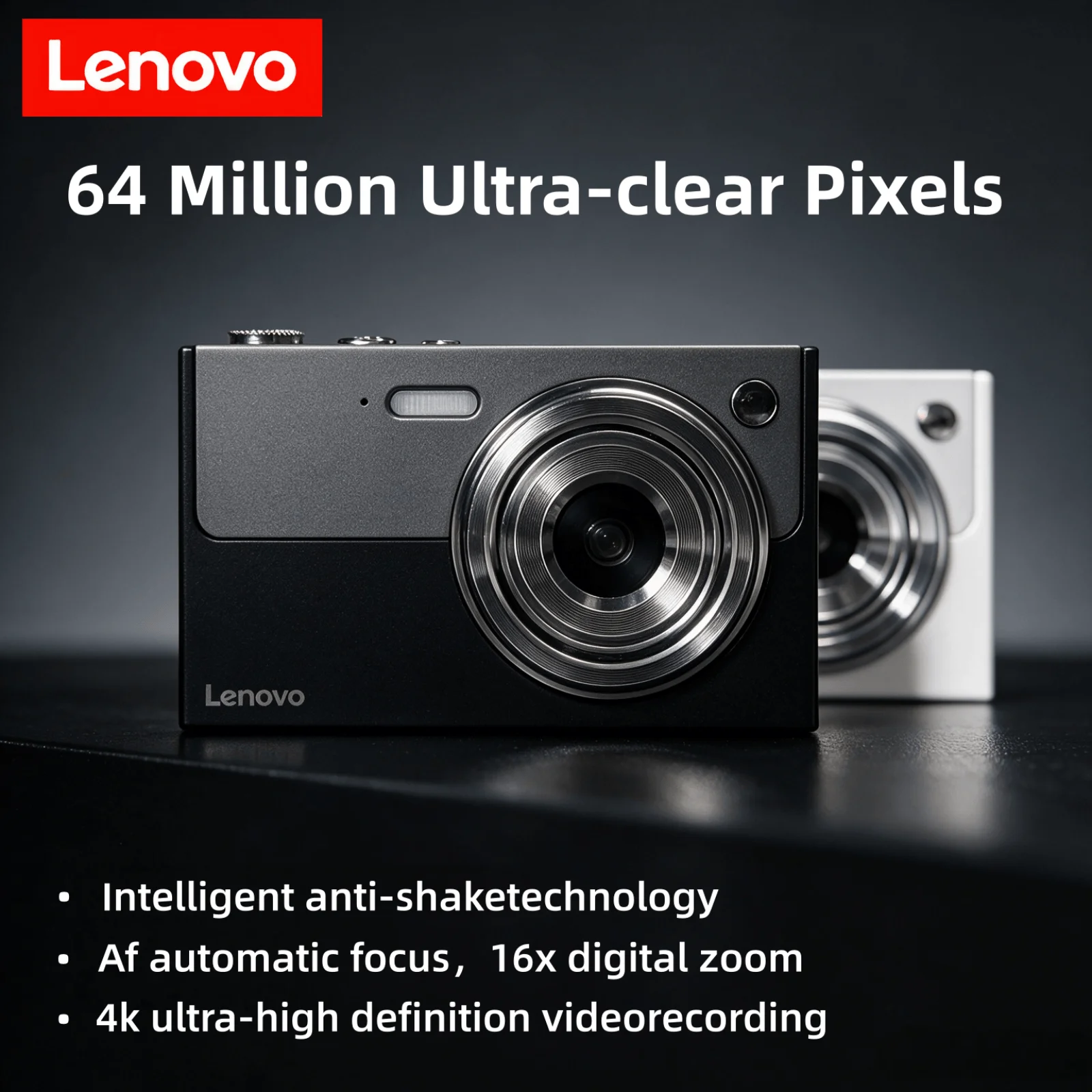 Lenovo XJ22 Digital Camera 16X Digital Zoom Photo Camera Student Outdoor Anti-Shake Digital Video Autofocus with 16G 128G Card