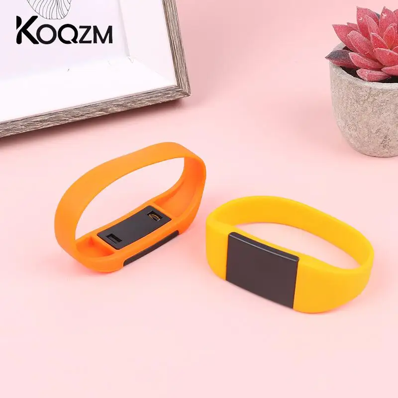 Silicone Rewritable 13.56Mhz UID Changeable MF 1K S50 NFC Bracelet RFID Wristband 1Pcs Color Random