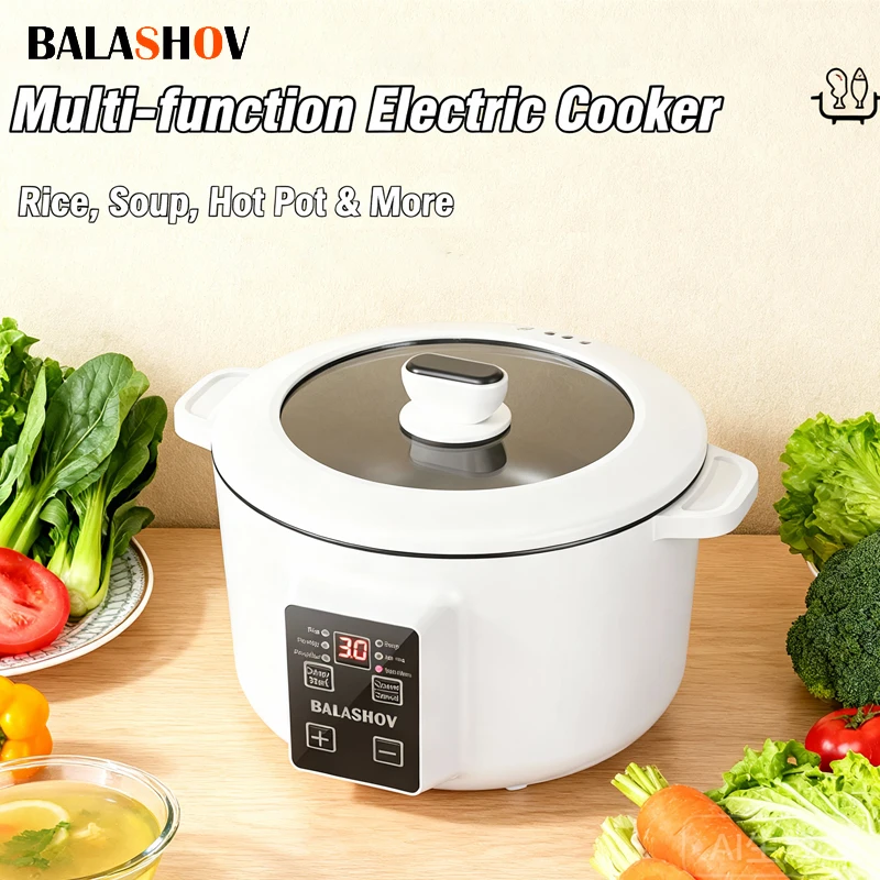 220V Haushalt Multi Herde 3,5 L Elektroherd Antihaft Kochtopf Hot Pot Smart Reiskocher Kochen Geräte