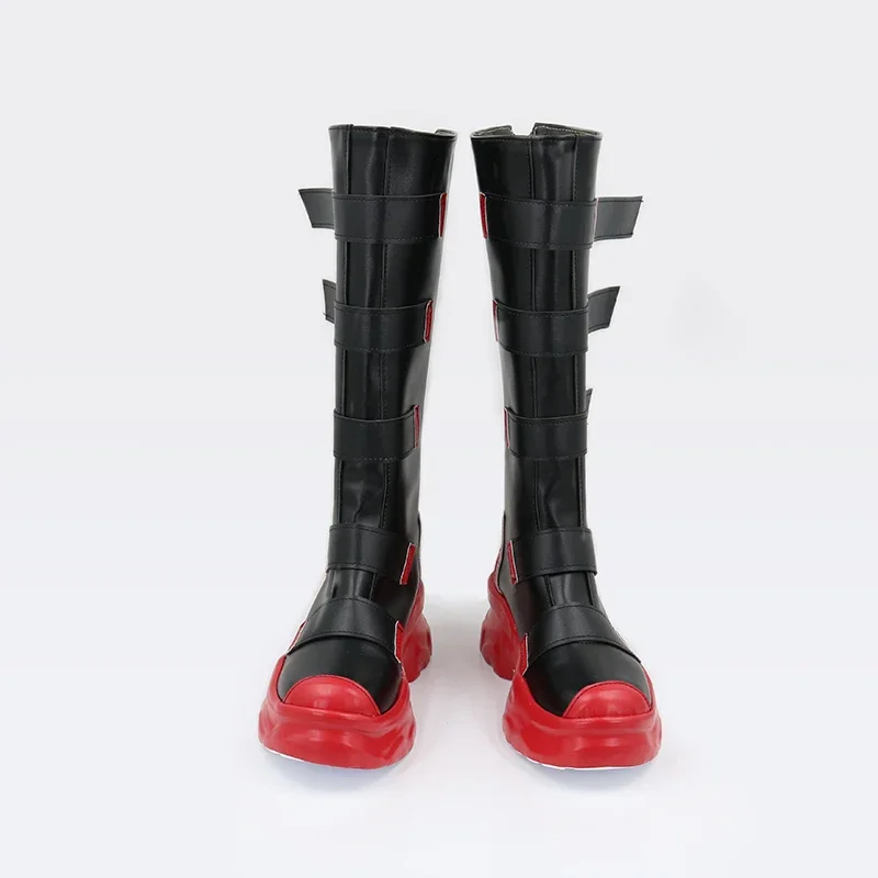 

Red Jason Boots Cosplay Costume Adult Girls Halloween Wedding Todd Shoes Boys custom made