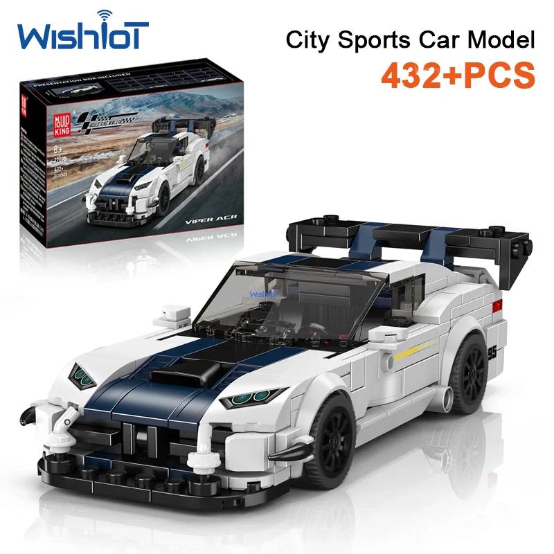 

Mould King 432pcs Fast Technical Racing Car Model MOC City Vehicle Building Blocks Bricks With Display Box Toy for Kids Gift