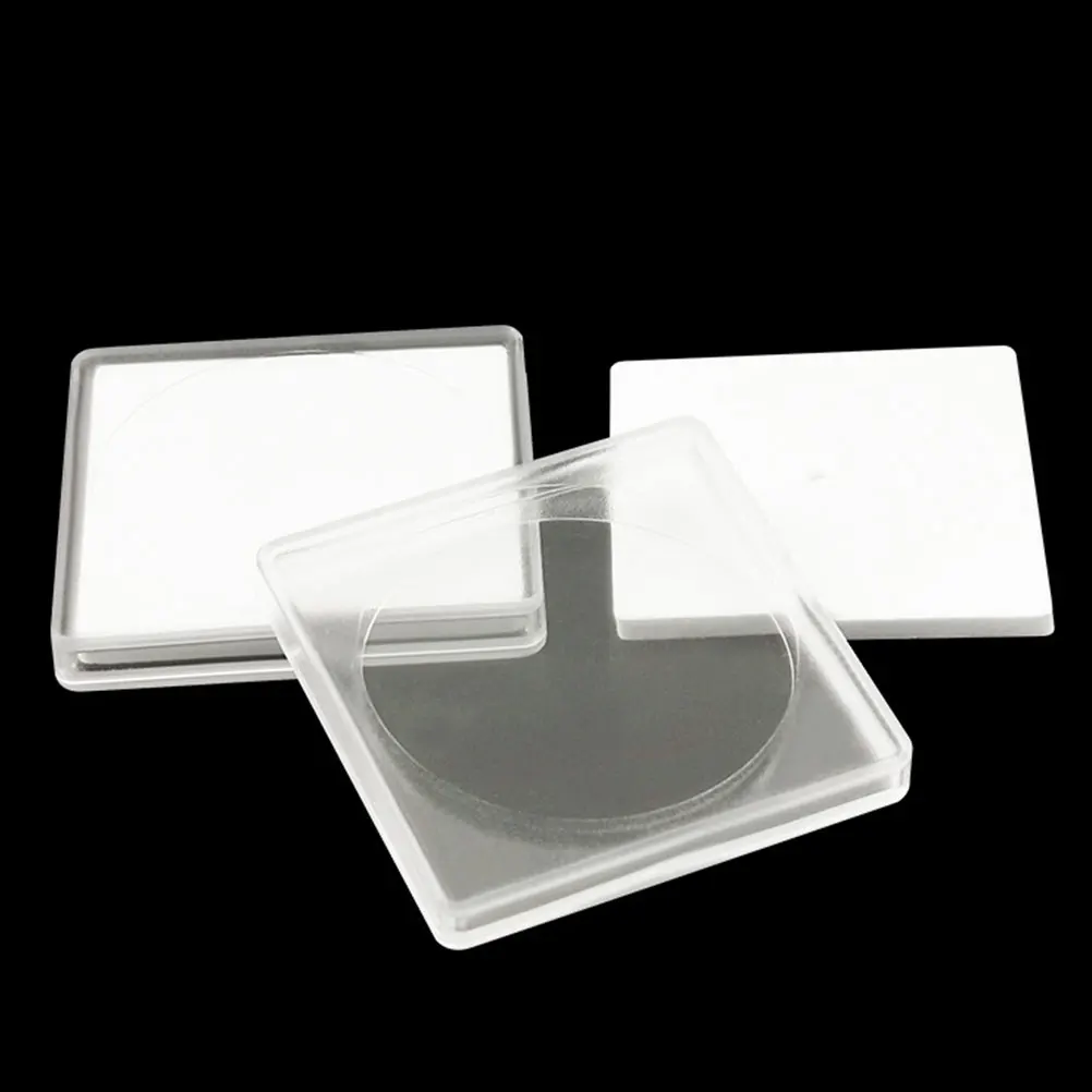 

20Pcs Square Adjustable Coin Collection Box Gaskets Storage Display Organizer Collectors Exhibition Single Coin Display