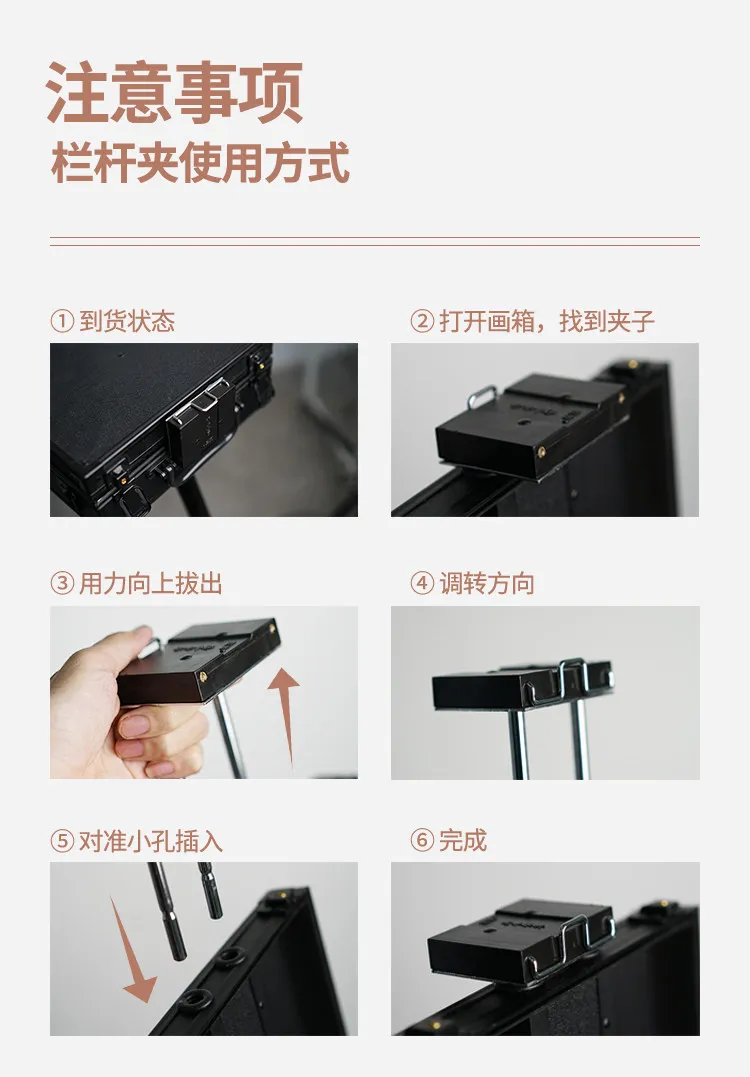 Foldable oil painting stand for art students Lifting bracket type Portable easel Outdoor painter Sketching portable mini box
