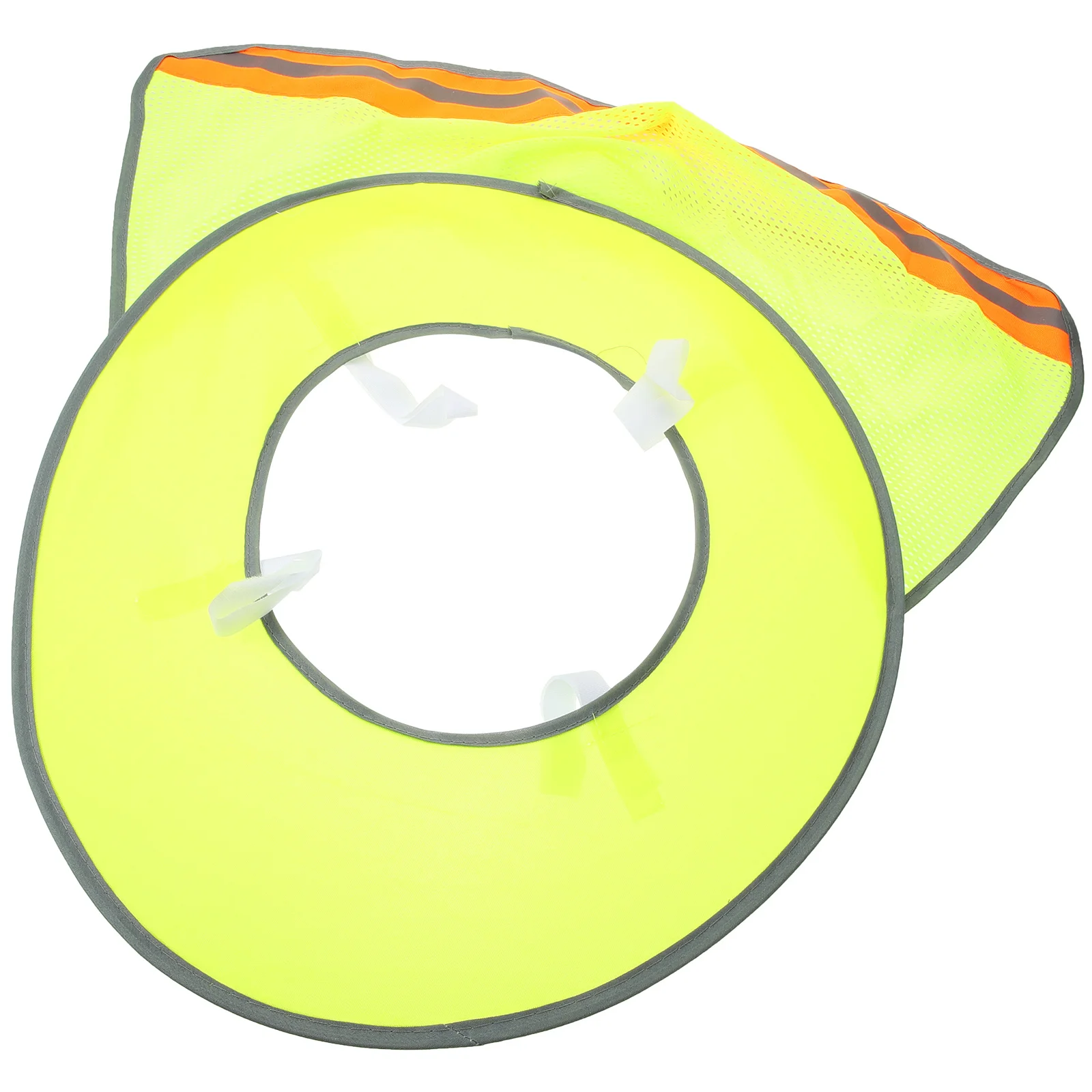 

Hard Hat Brim Shade Full Coverage Mesh Sunshade Reflective Band UV Protection Construction Work SafetyHelmet Cooling Visor
