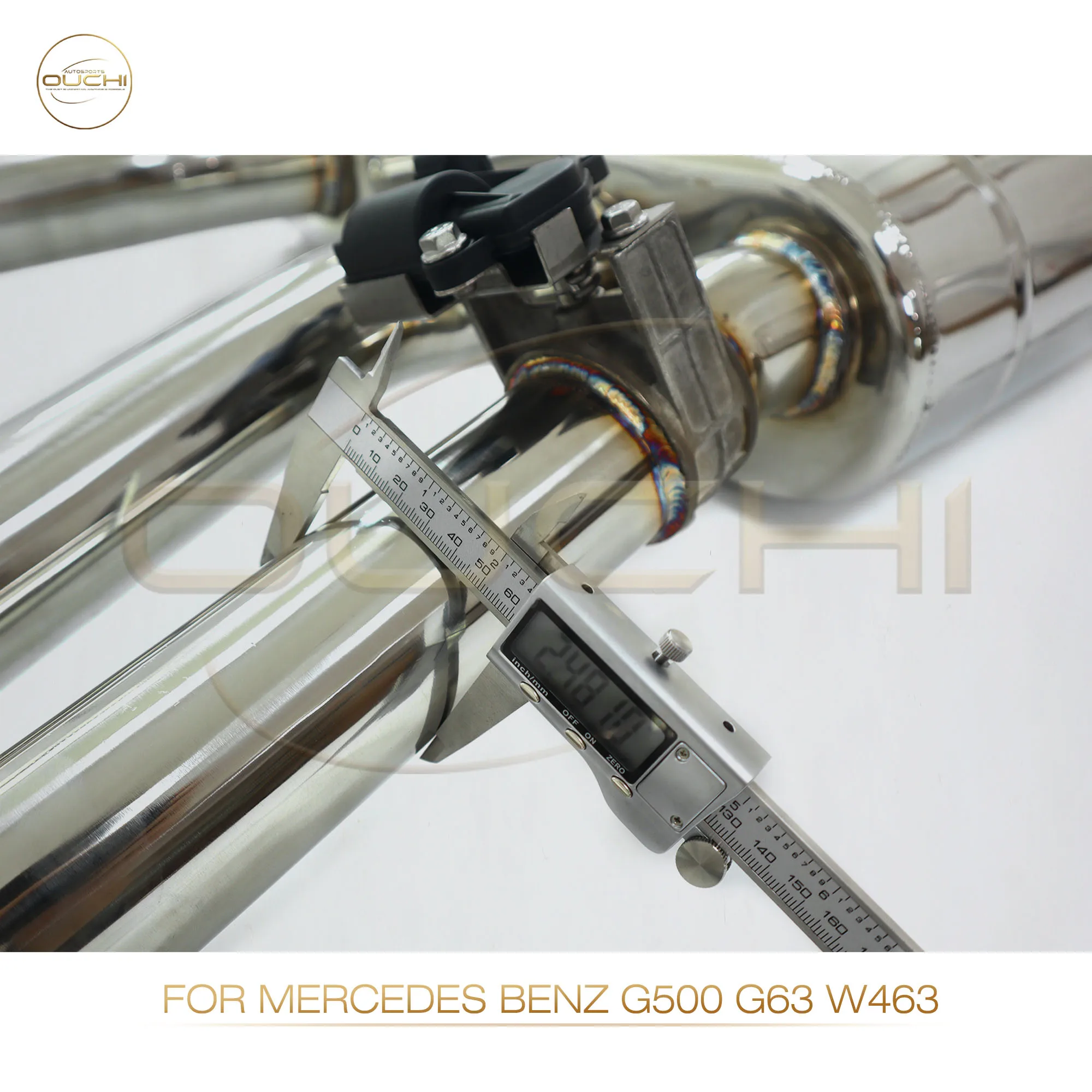 

OUCHI High Flow Performance Catback For Mercedes Benz G500 G63 W463 Stainless Steel Electronic Valve Muffler Tips Exhaust