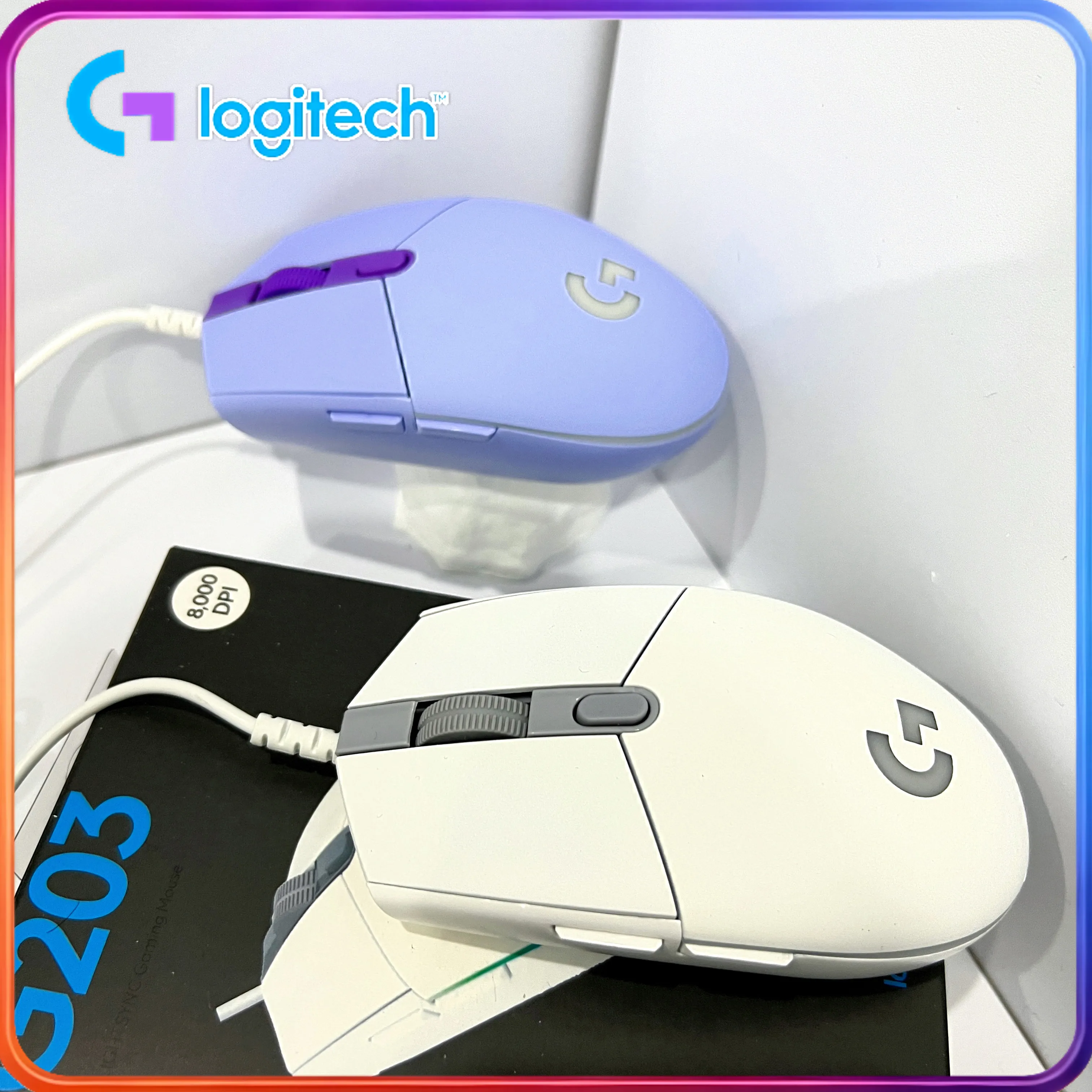 

[In Stock, Fast Shipping] Logitech G102/G203/G402 Mouse, Ergonomic, 8000 DPI, Optical Sensor