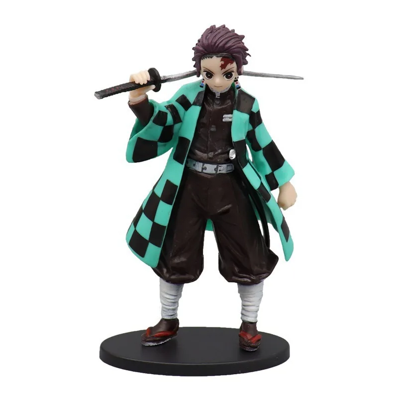 Demônio Slayer Figura Modelo para Crianças, Kamado Nezuko, Tanjirou, Agatsuma, Zenitsu, Periféricos Anime, Ornamentos, Presentes Toy