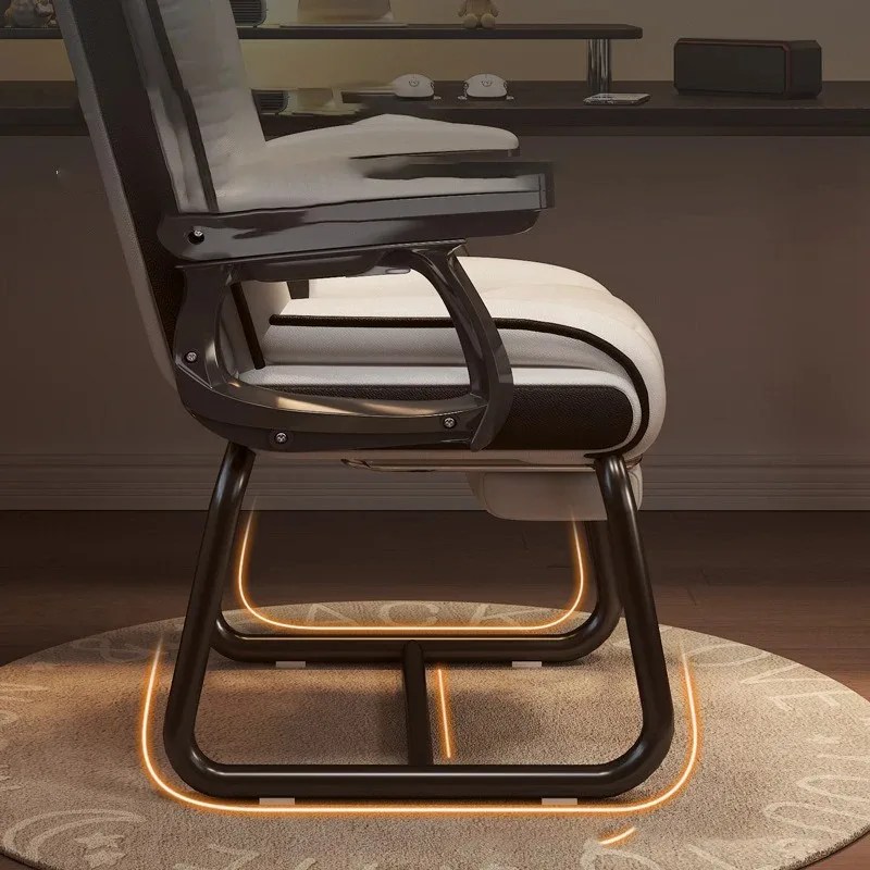 كرسي مكتب مريح قابل للتعديل للألعاب الترفيهية على شكل قوس كرسي منزلي مريح للجلوس أثاث مكتبي ألعاب سيلا #4