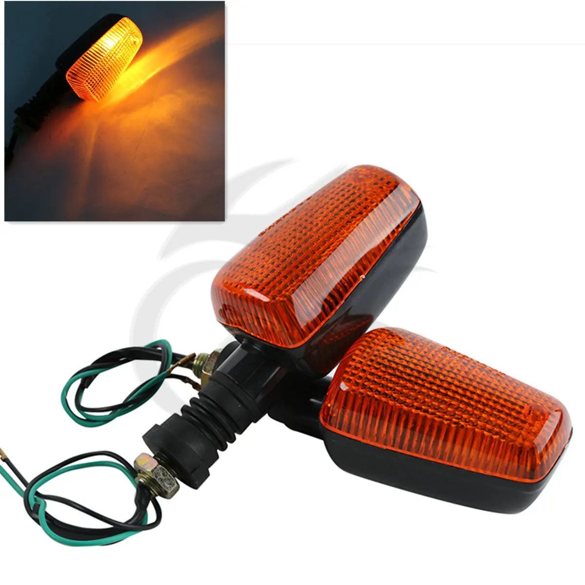 Turn Signal Indicator Amber Light For Yamaha XJR400 FZ400 RZ250 SRX250 SRX600 R1300 XJ400 XJ600 XJ900 XJ1200 Motorcycle