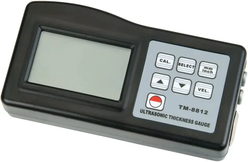 LANDTEK TM-8812 Ultrasonic Thickness Meter TM8812 with Display 4 Digit 10mm LCD Measuring Range 1.2~200mm/0.05~8 inch