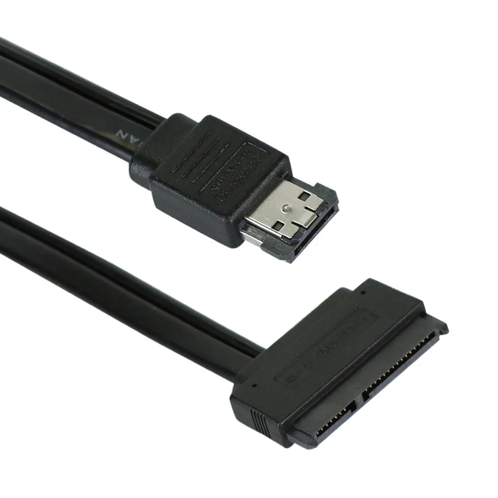 Hot Selling New Dual Power ESATA USB 5V Combo to 22Pin SATA USB Hard Disk Cable High Quality 1PCS 50CM Cable