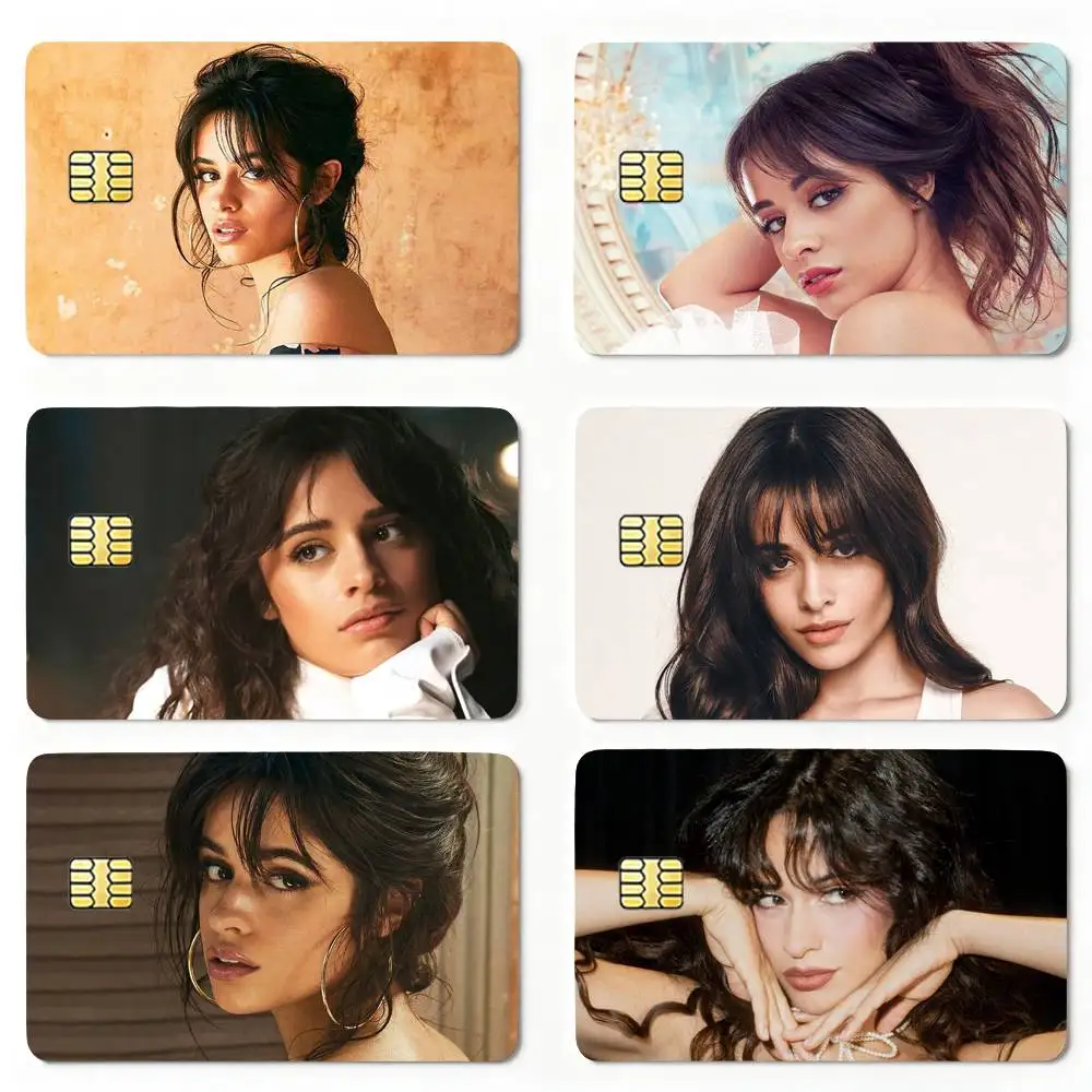 C-Camila Cabello Camila Romance Sticker Decoration Creative Bank Card Bus Metro Waterproof Sticker