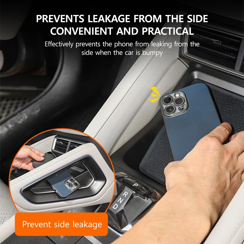 For BYD Yuan UP Center Console Protection Cover  Wireless Charging Area Side Leak - Proof Covers Car Interior Accessories