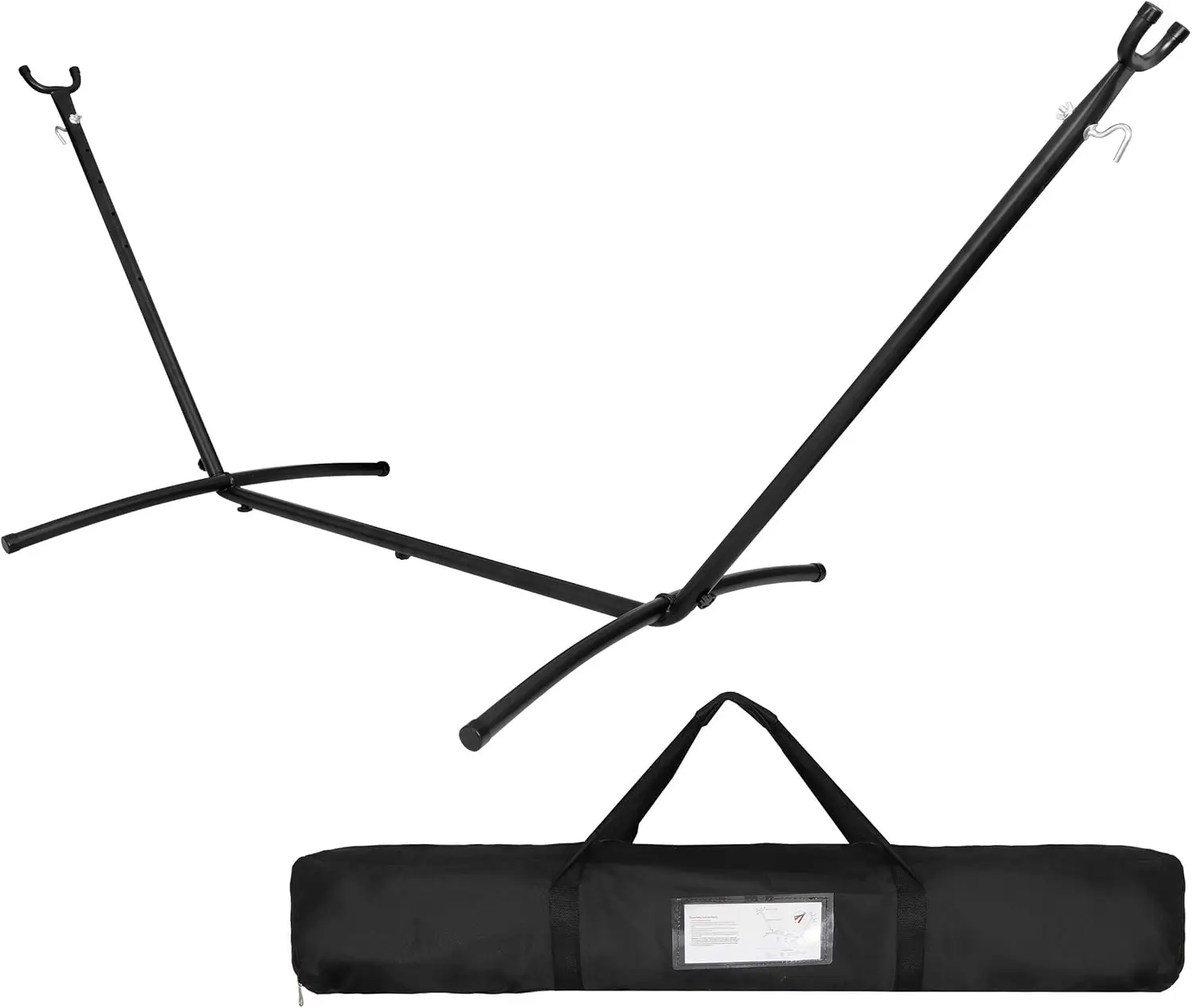 

450Lbs Capacity, Indoor Outdoor Yard Patio Porch Bedroom Hammock Swing Stand, Portable Carrying Case