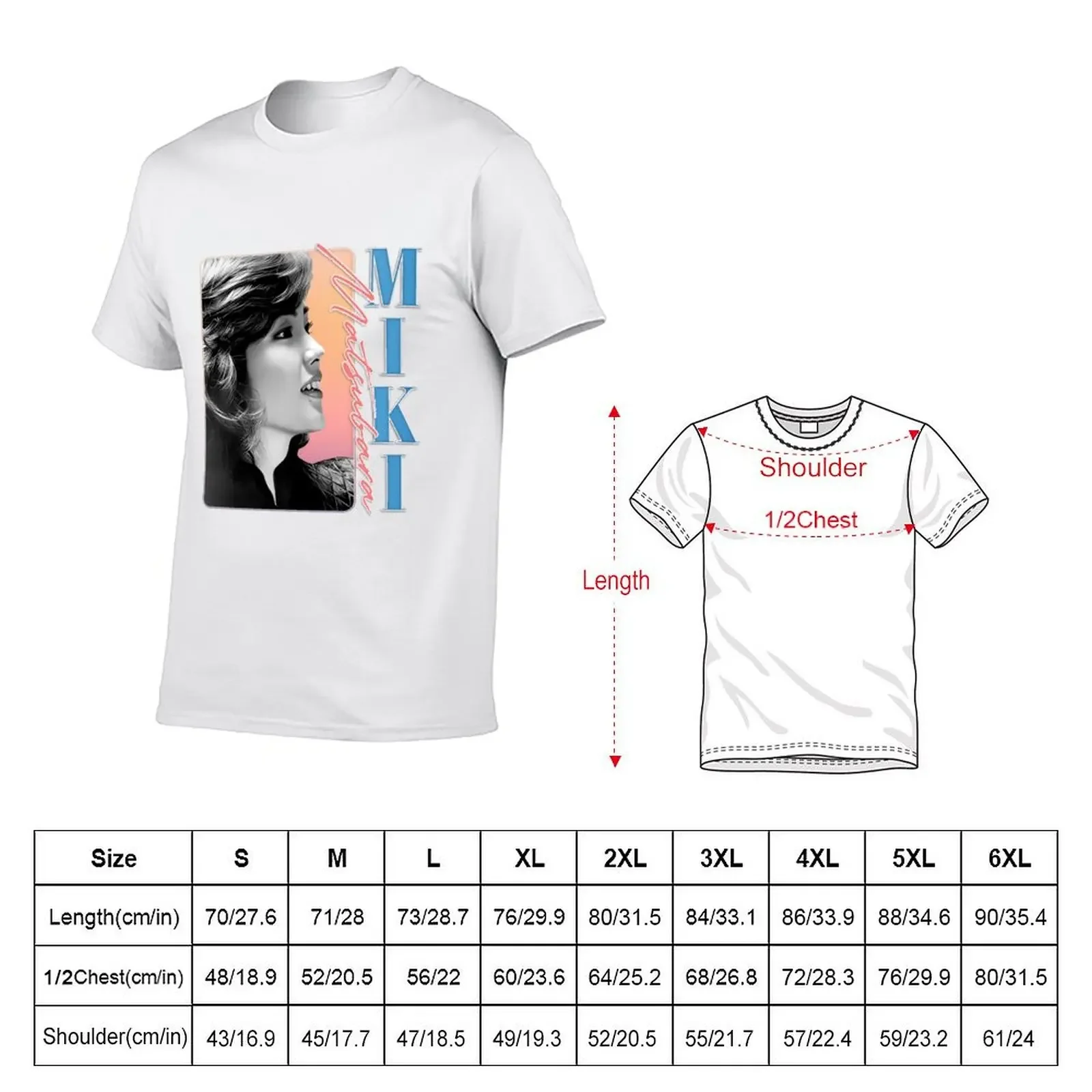 Miki Matsubara T-Shirt oversized graphic tee Funny t-shirt plus sizes t shirts for men cotton