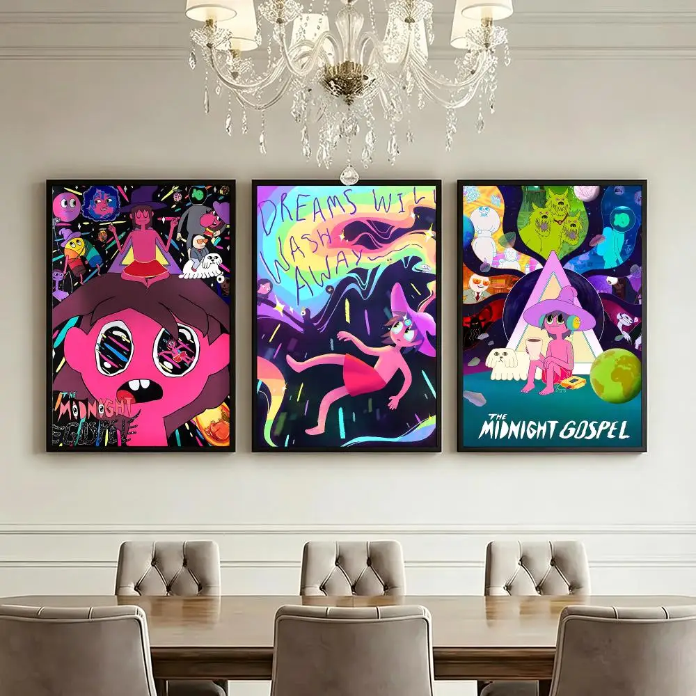 anime The Midnight Gospel Poster HD Poster High End Luxury Home Decor for Living Room Bedroom Corridor and Gift Giving