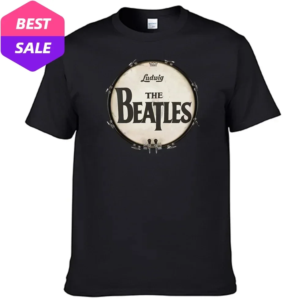 The hot sale 2024 Beatles-s uk-Band T Shirt  Shirt 100% Cotton Brand Quality Top Sales Shirts