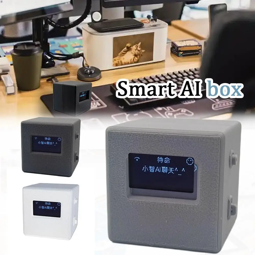 

Smart Box Интеллектуальный голосовой интерактивный настольный помощник II интеллектуальный голосовой настольный помощник может подключить к сети Wi-Fi