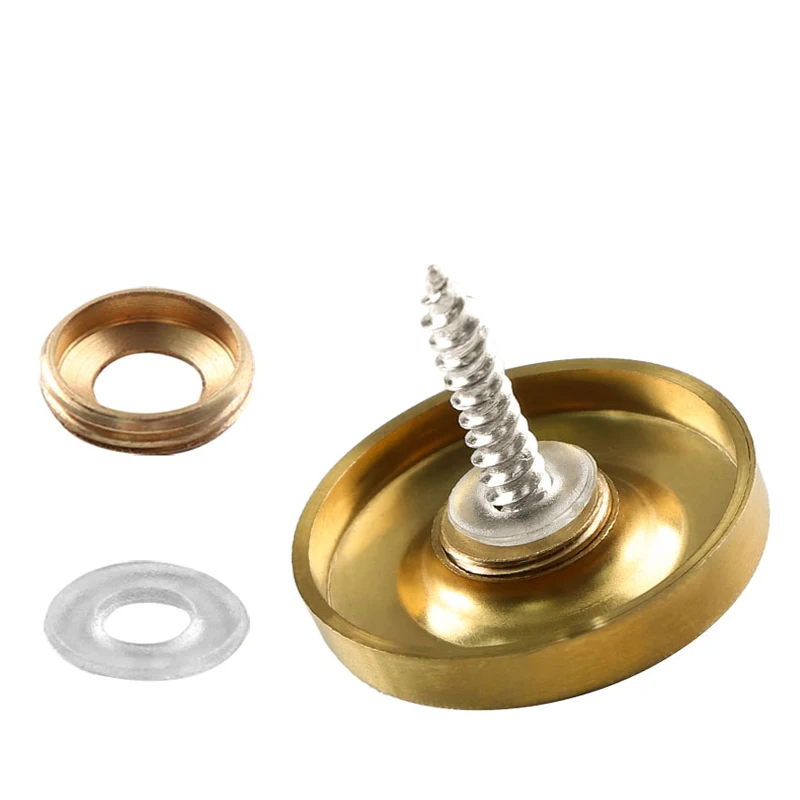 

Stainless Steel 304 Mirror Nail Glass Nail Decorative Cover Screw Cap Glass Acrylic Advertising Nail Fixing Mirror Cover Buckle
