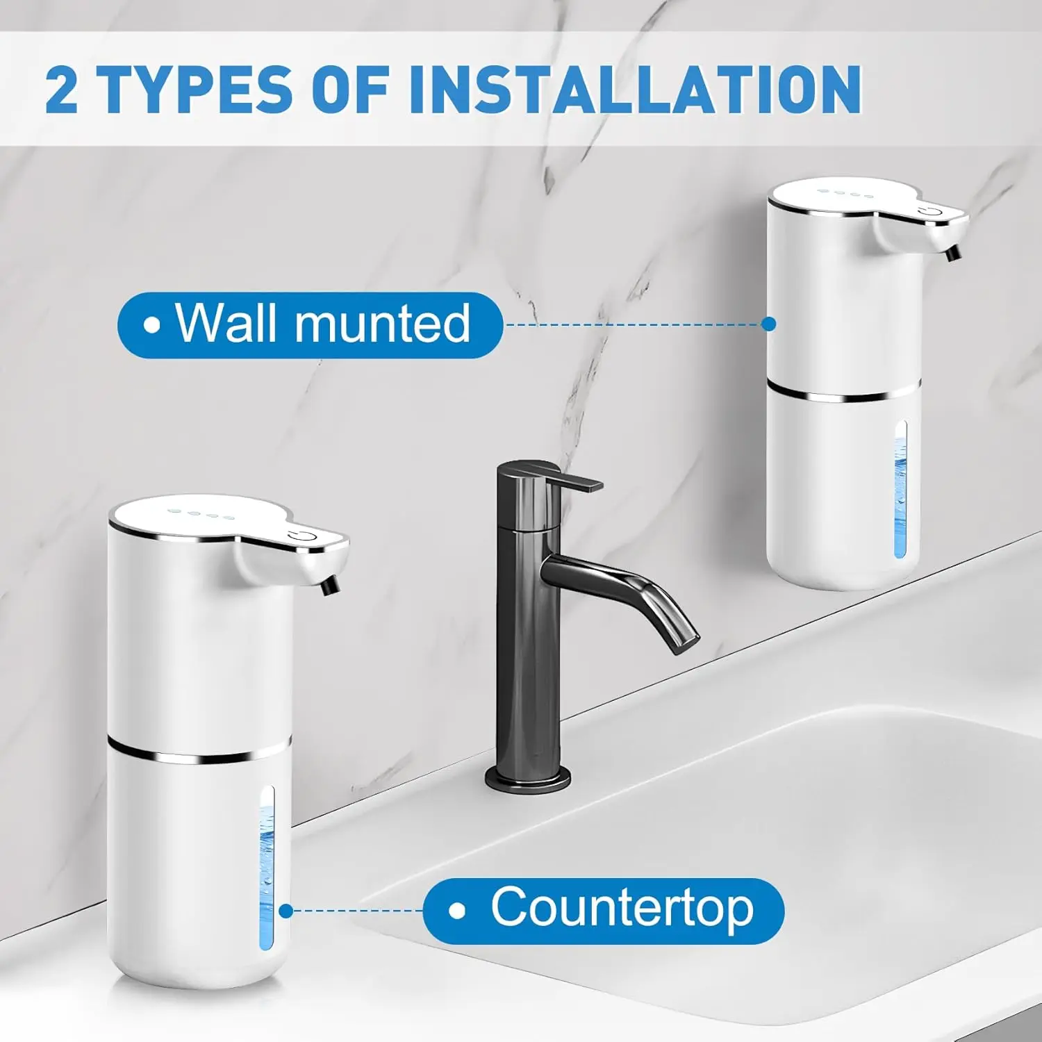 New Automatic Sensor Soap Dispenser Automatic Hand Sanitizer Machine Foam Soap Dispenser wall-mounted