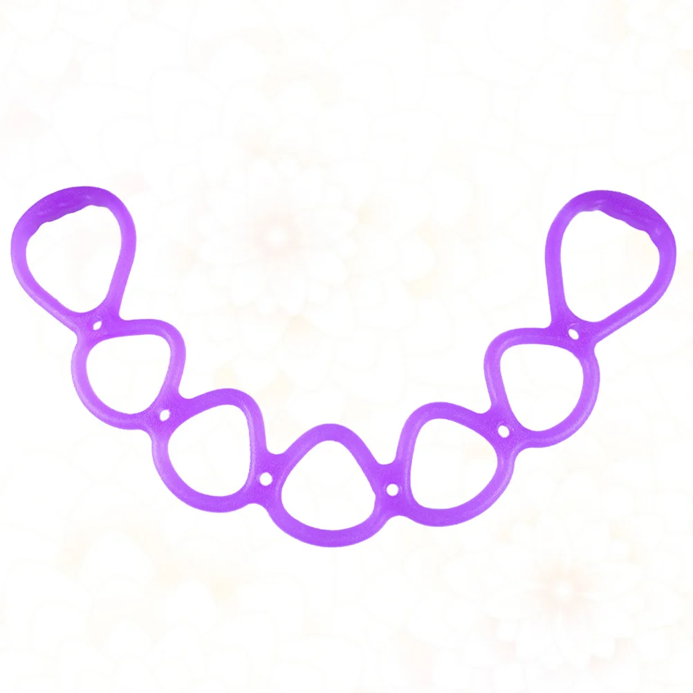 1 قطعة العصابات التدريب القوة 8-نوع المتوسع للنساء الرجال خفيفة الوزن دائم اليوغا اللياقة البدنية اليوغا اللياقة البدنية العصابات الفرقة الأرجواني