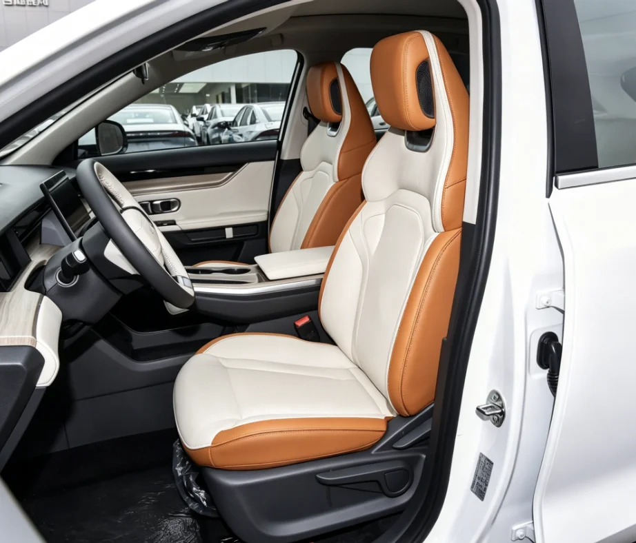 Für Soueast S06 Jetour Dashing ‌ 2026 Maßgefertigte Autositzbezüge Luxuriöses Nappaleder 100% Passgenau Innenraumzubehör 360 ° Vollständige Abdeckung – Detail 2