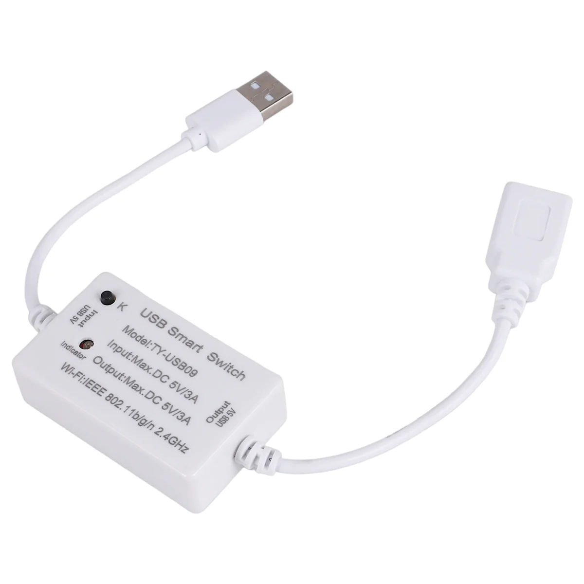 ABQR Tuya USB مفتاح ذكي WIFI تحكم عالمي قواطع الموقت الحياة الذكية لأجهزة USB للمنزل #2