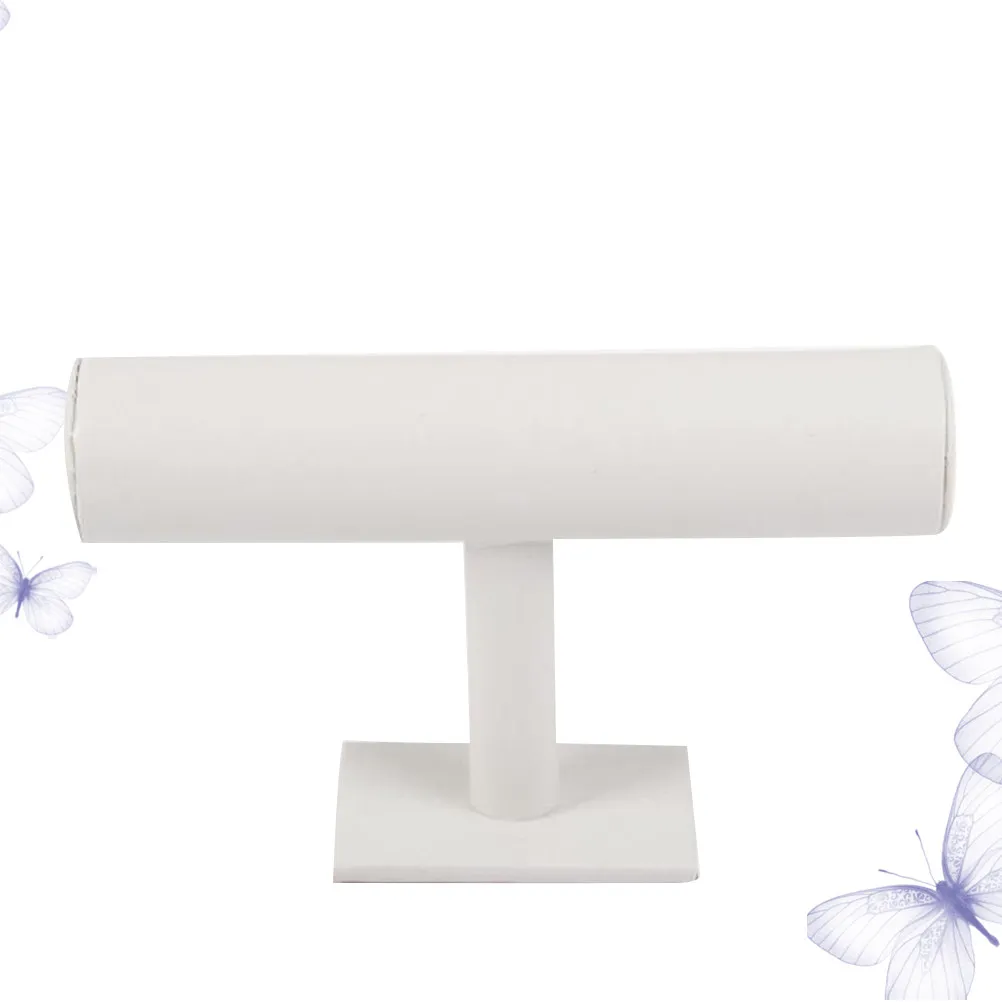 

T Shaped Jewelry Display Stand for Bracelets Necklaces Watches Elegant Organizer Storage Rack for Home Retail Vanity Dresser