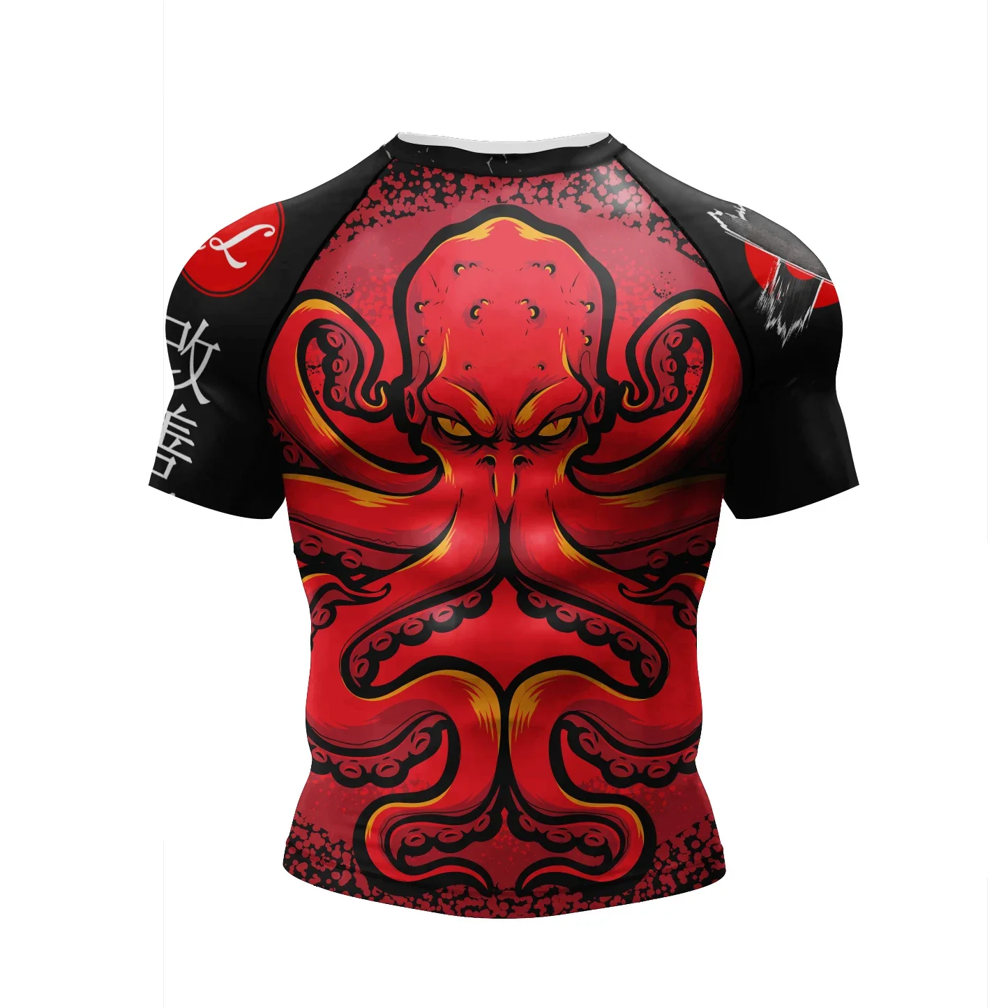 قمصان جديدة لعام 2025 من No gi Bjj قمصان جيو جيتسو كيك بوكسينغ للتدريب Rashguard بوليستر سباندكس بلوزات رياضية مضغوطة للصالة الرياضية