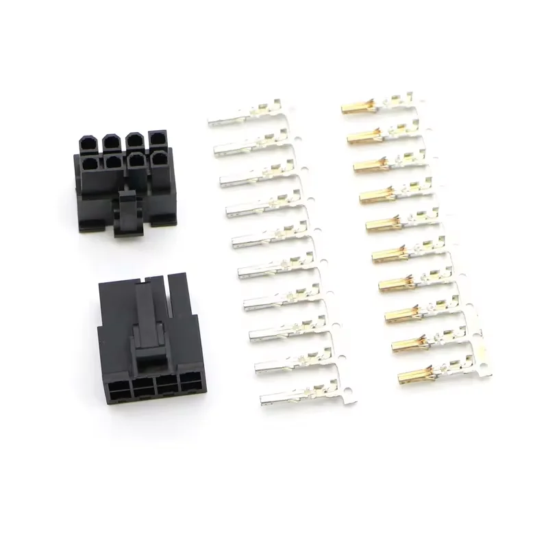 

50pcs/Lot 4.2mm Pitch 5557 8Pin GPU PCI-E Male Connector + 400pcs Terminal Pins.