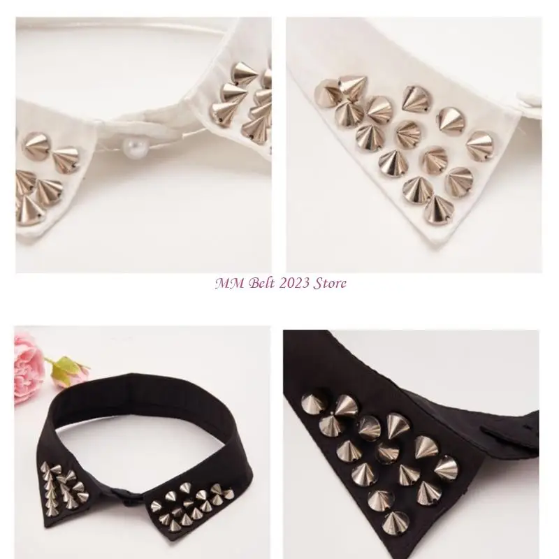 

49ME Классический свитер со съемным воротником и накладным воротником, декоративные аксессуары