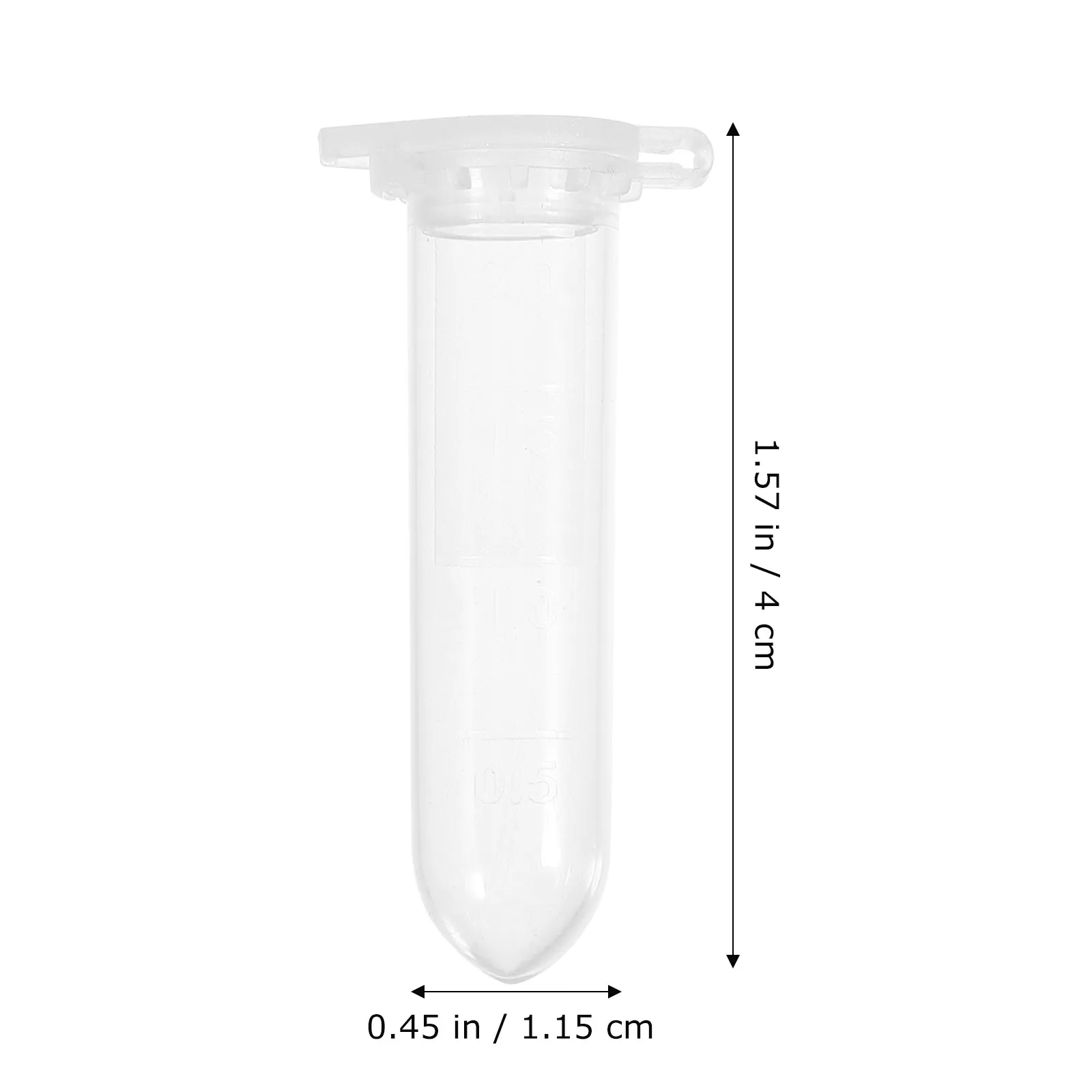 500Pcs Micro Centrifuge Tubes Polypropylene 2Ml Leak Proof High Speed Centrifugal Laboratory Supplies Accurate