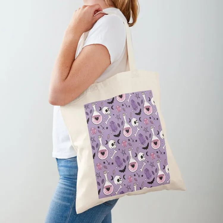 

Bats, Bottles & Bones Pattern Tote Bag Women's tote bag hand bag ladies custom tote Women's
