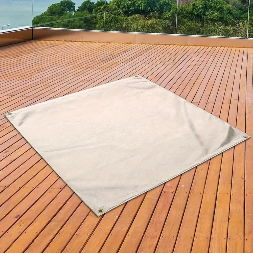 Fireproof Ground Mat Outdoor Fireproof Mat Outdoor Fiberglass Fireproof Mat Foldable Heat-resistant Flame Pad Bbq for Camping