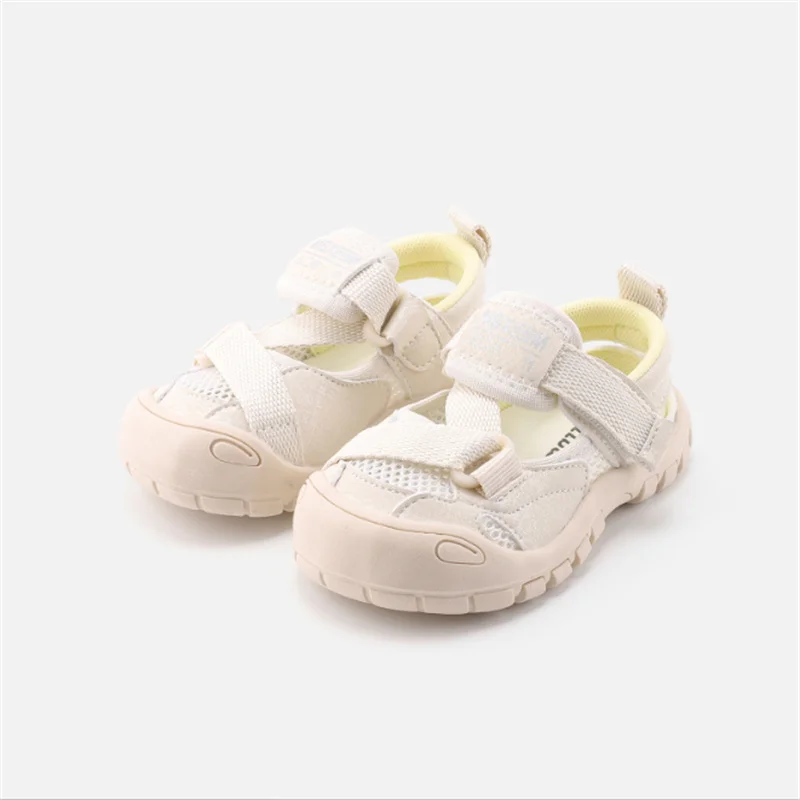 

2026 Summer Mesh Breathable Baby Shoes Toddler Kids Sandals Infant Footwear for Girls & Boys Closed Toe Beach Sandals
