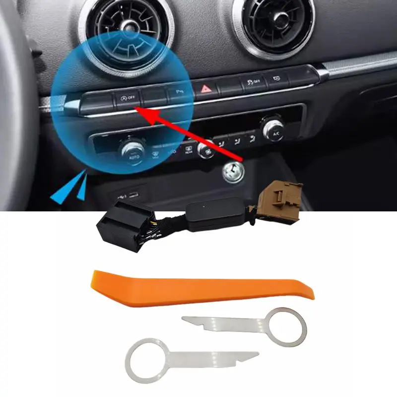 For Audi A1 GB 2019-2022 2023 2024 2025 2026 Automatic Stop Start Engine System Off Device Control Sensor Plug Stop Cancel