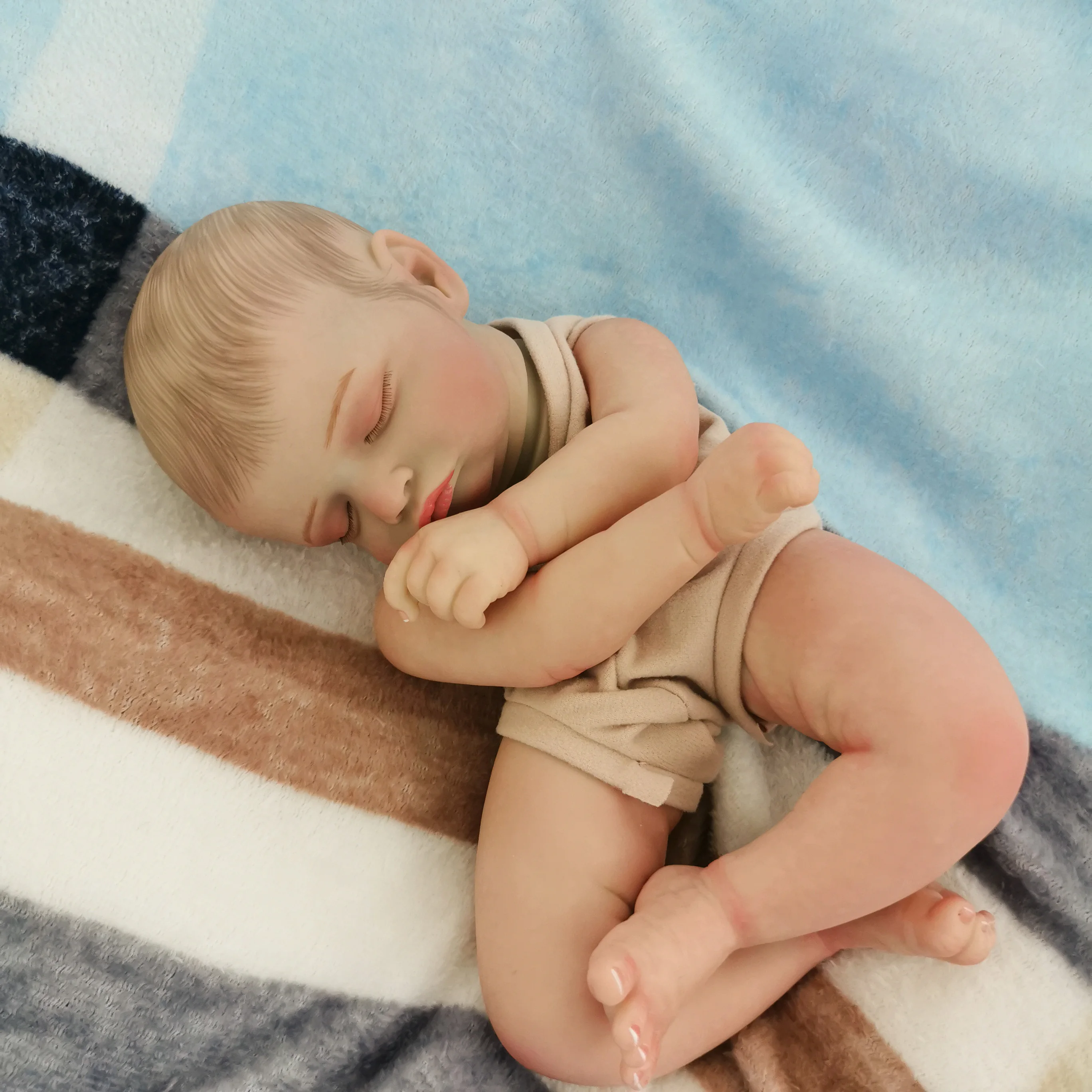 مجموعة دمية تولد من جديد فارغة غير مصبوغ ، فينيل ، غير مكتملة ، أجزاء ديي ، روزالي ، رسمت 3D