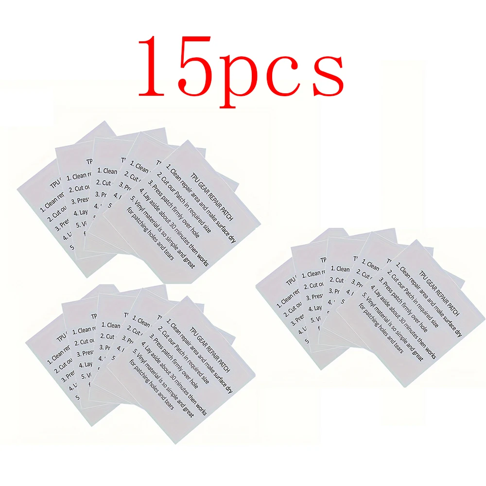 5/10/15개 TPU 투명 자가 접착 나일론 패치 스티커 천 텐트 소파 다운 재킷 우비 우산 수리 테이프