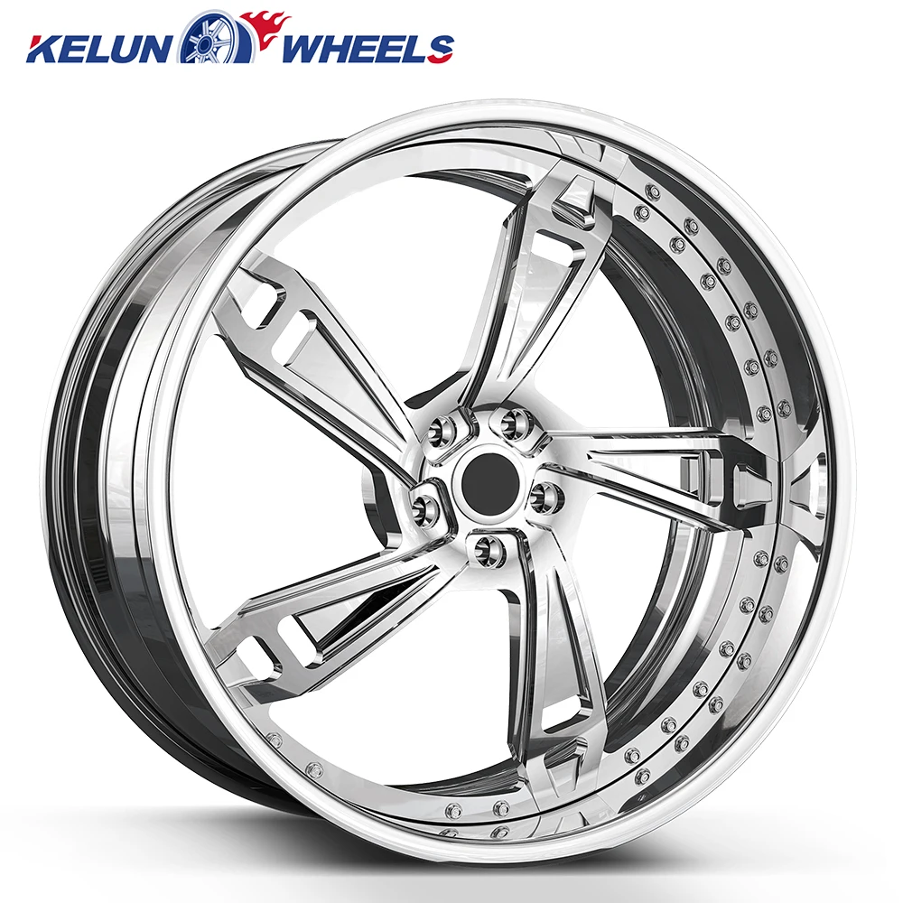 HOT SALE Forged Aluminum Alloy 20" 22" 24" 26" forgiato Wheels Concave Rims Chrome Rims Rucci Rims Chrome Wheel