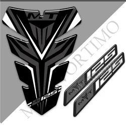 Tank Pad Protector For Yamaha MT-125 MT125 MT - 125 Decal Stickers Emblem Badge Logo Side Fairing Symbol Protection Motorcycle