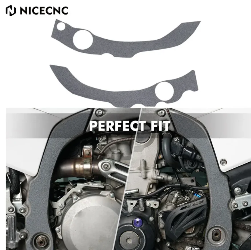 NICECNC ATV Frame Protective Sticker Cover For YAMAHA YFZ450R 2009-2022 YFZ450X 2010-2011 YZ 450R 450X Frame Grip Tape Guards