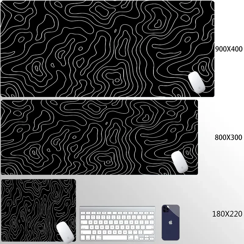 Strata Liquid Gaming Mouse Pad XXL Non-Slip Soft Mat Large 900x400 Computer Deskmat Laptop PC Accessory