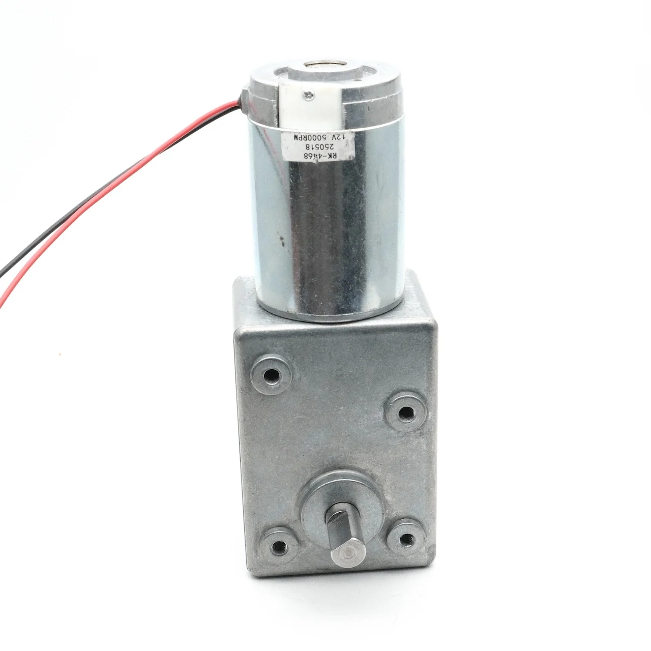 600JSX-4468 Worm Self Locking Motor 12V 24V High Torque Square Gearbox