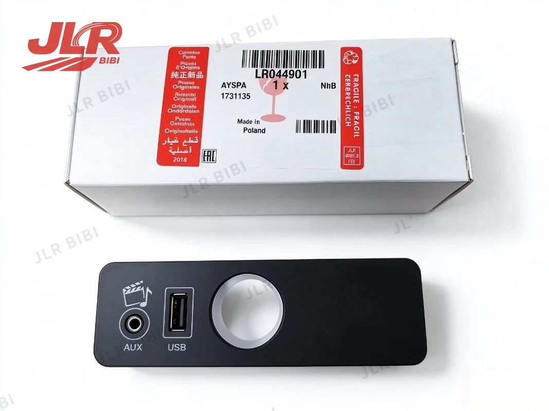 LR044901 LR038184 Center Console Rear USB AUX Socket Fit For Land Rover Range Rover Evoque Vogue Sport Freelander 2 LR2 2012-18