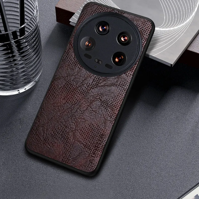 Case for Xiaomi 14 13 12 12S 11 Pro Ultra Lite 11T 12T  Business wind cortex pattern Leather cover for xiaomi 14 13 12 11  case
